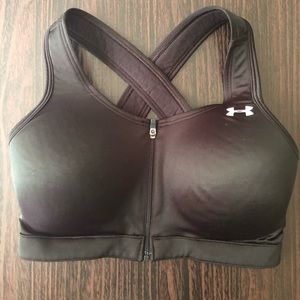 Under Armour Sports Bra Zip Sports Bra Small